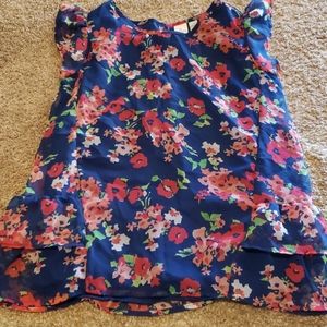 Childrens place flowered Dress shirt